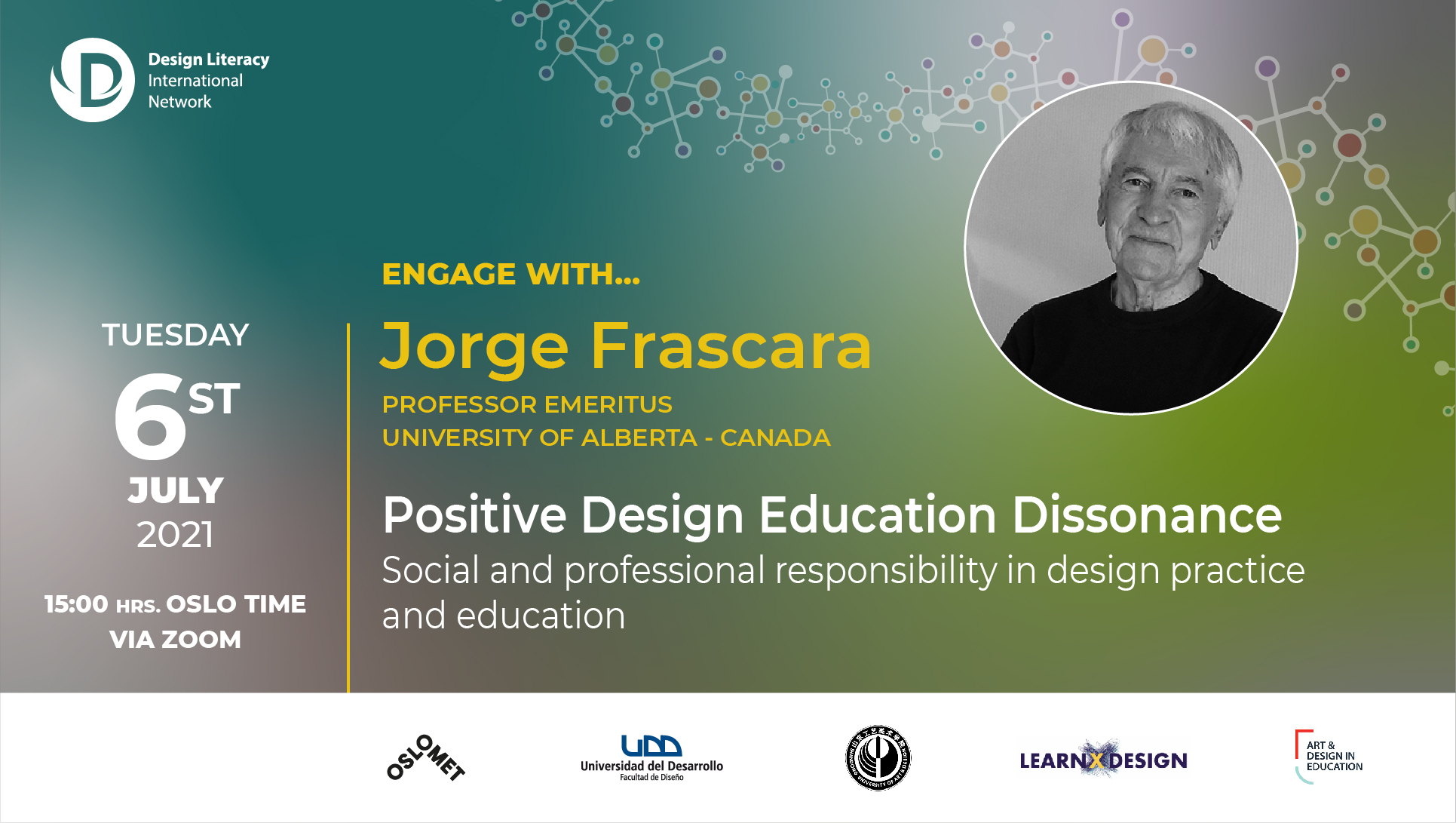 You are currently viewing Engage with Jorge Frascara | Event Archive | 10th Design Literacy International Network event