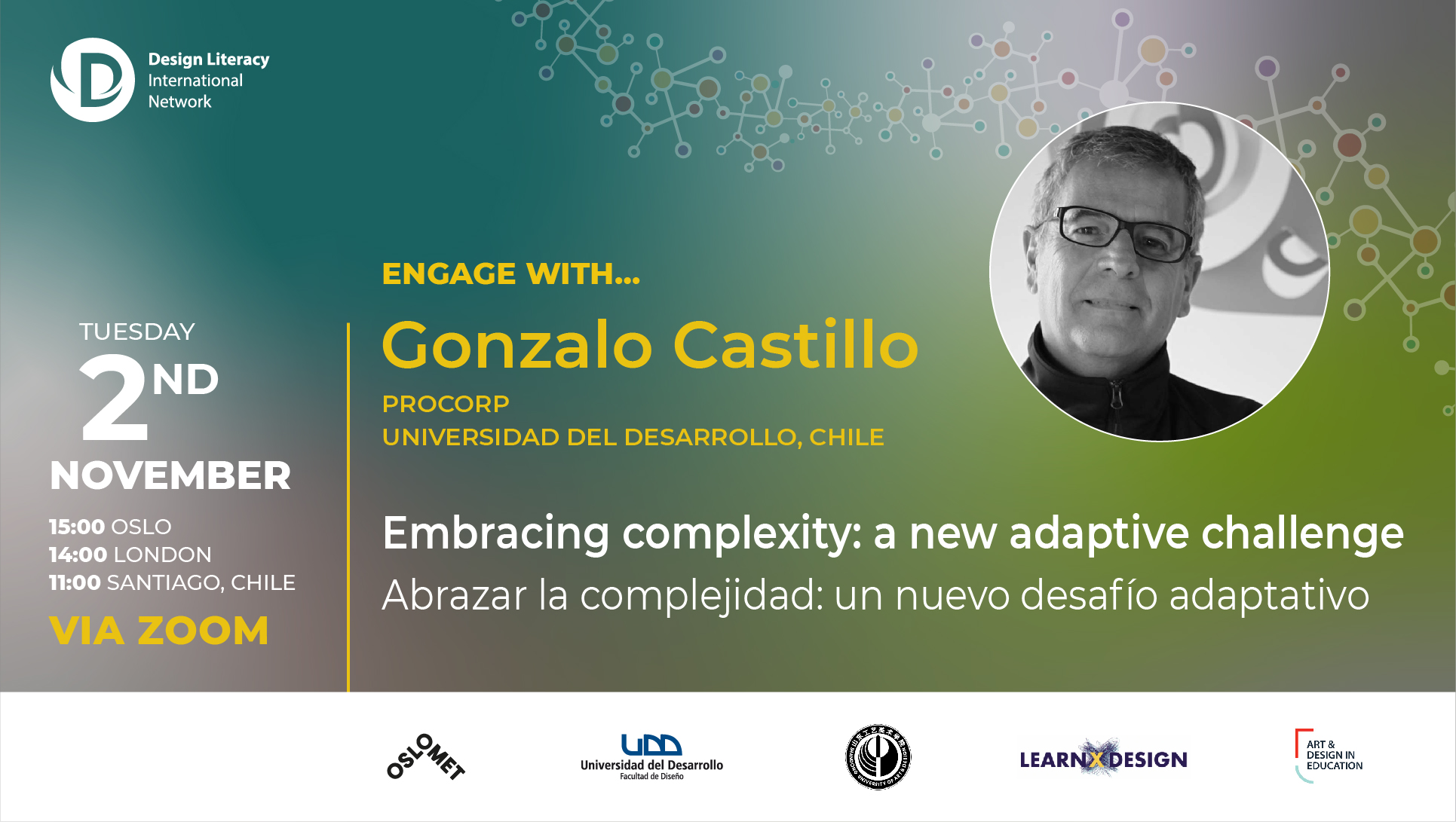 You are currently viewing Engage with Gonzalo Castillo | Design Literacy International Network event