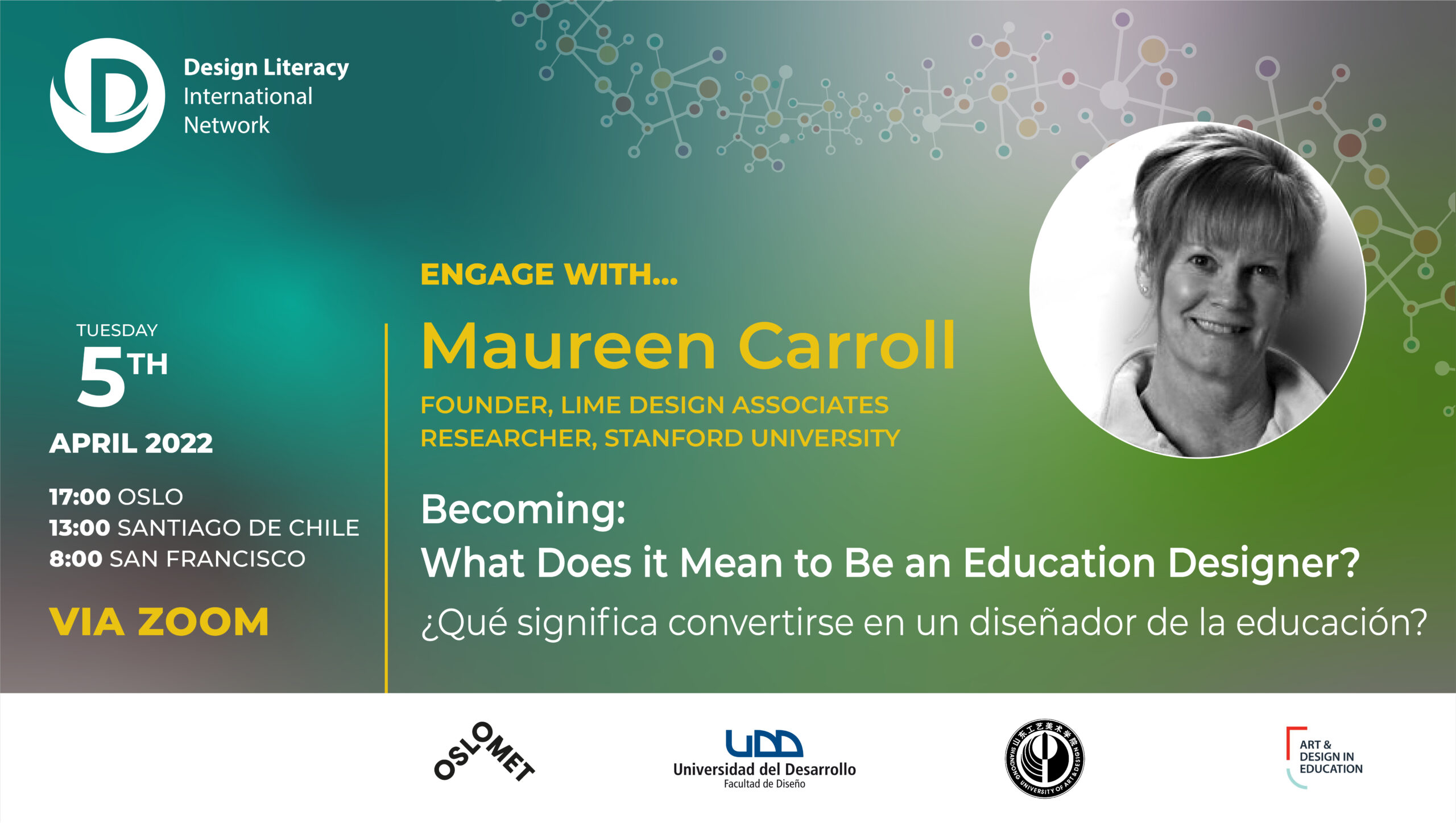 Read more about the article Engage with Maureen Carroll | Design Literacy International Network event
