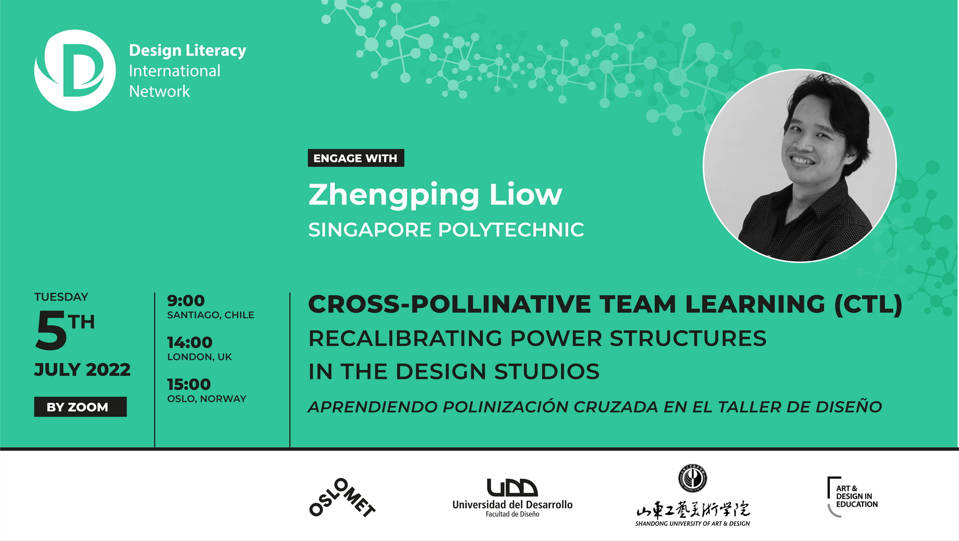 Read more about the article Engage with Liow Zhengping | Event Archive | Design Literacy International Network event