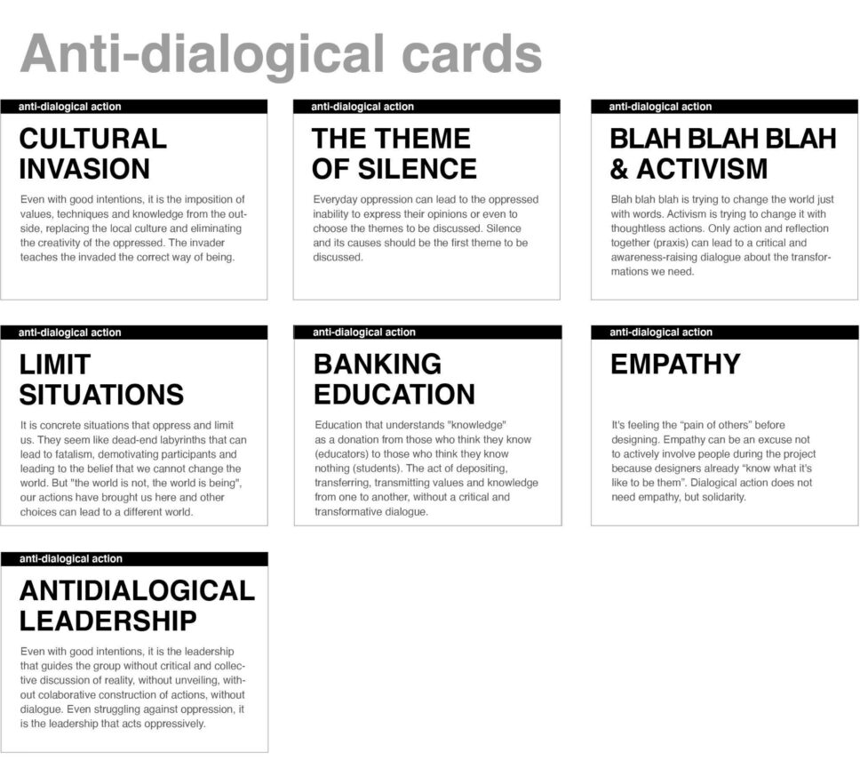 image listing Antidialogical cards